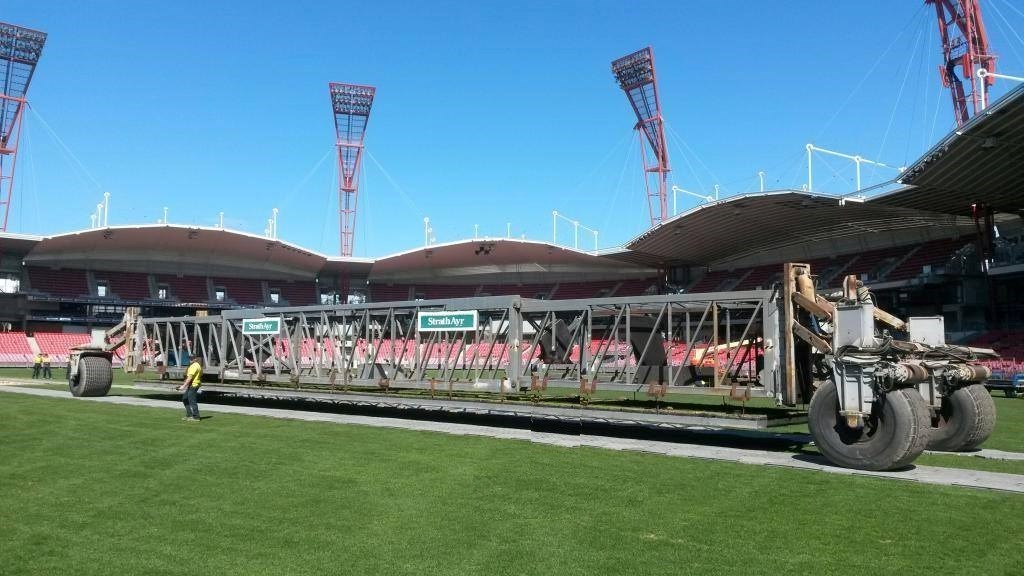 Drop in wicket pitch